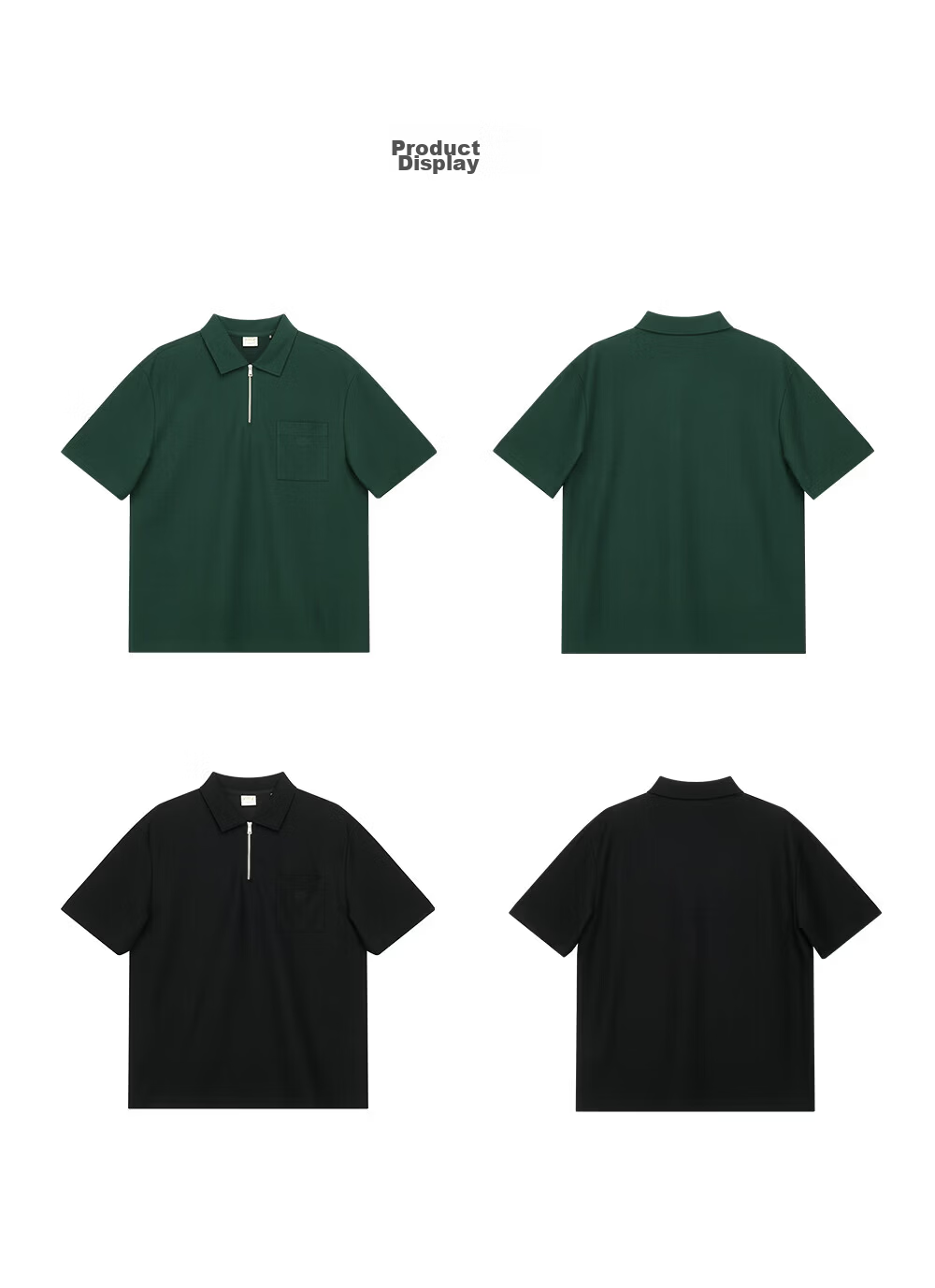 HAZZYS Men's 2026 Summer PHIZ Series Loose Fit Short Sleeve Polo Shirt with Turn-Down Collar and Half Placket 5